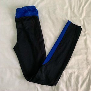 Under Armour Black and Blue Leggings